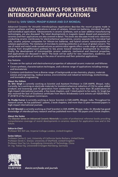 Produktbild: Advanced Ceramics for Versatile Interdisciplinary Applications
