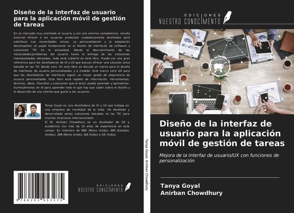 Produktbild: Dise&ntilde;o de la interfaz de usuario para la aplicaci&oacute;n m&oacute;vil de gesti&oacute;n de tareas