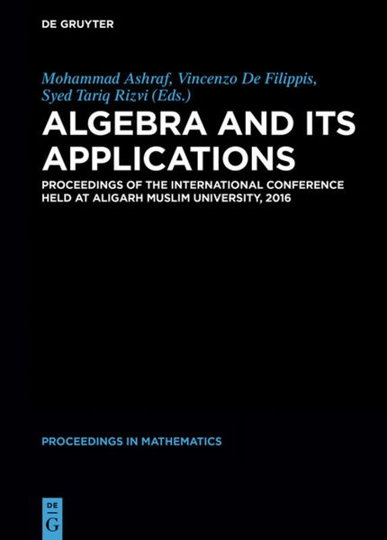 Produktbild: Algebra and Its Applications