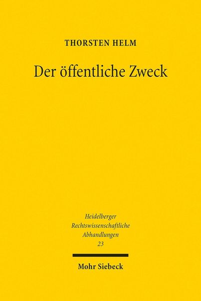 Produktbild: Der &ouml;ffentliche Zweck