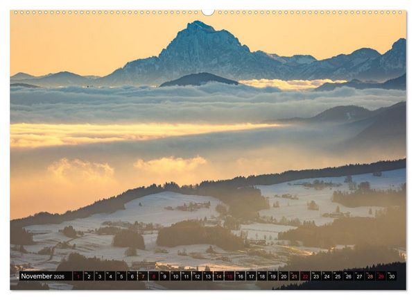 Produktbild: Malerische Alpen - Fesselnde Landschaften (hochwertiger Premium Wandkalender 2026 DIN A2 quer), Kunstdruck in Hochglanz