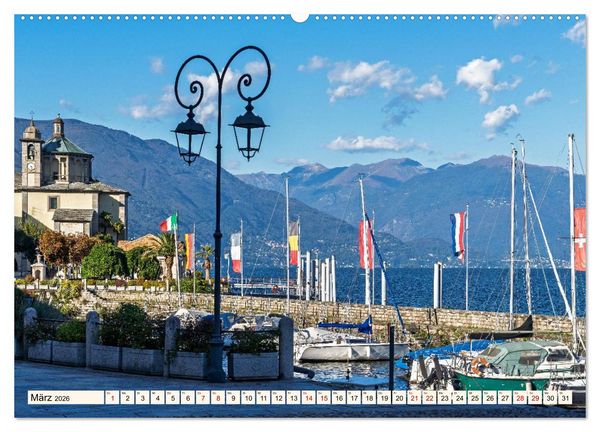Produktbild: Lago Maggiore - Traumorte am See (Wandkalender 2026 DIN A2 quer), CALVENDO Monatskalender