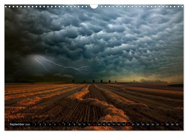 Produktbild: WETTER-LANDSCHAFTEN (Wandkalender 2026 DIN A3 quer), CALVENDO Monatskalender