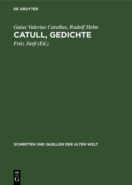 Produktbild: Catull, Gedichte