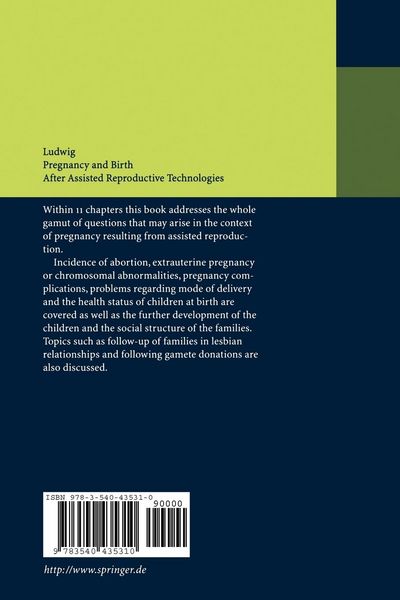 Produktbild: Pregnancy and Birth After Assisted Reproductive Technologies