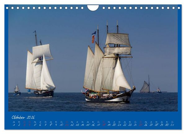 Produktbild: Unter Segeln (Wandkalender 2026 DIN A4 quer), CALVENDO Monatskalender