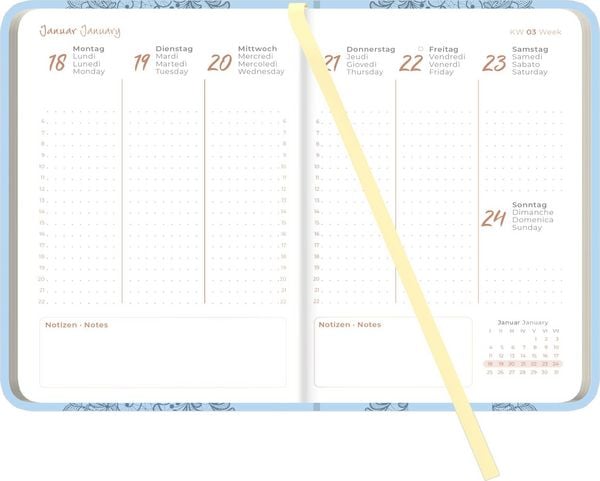 Produktbild: Lady Journal Deluxe Hellblau 2027