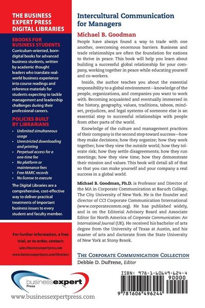 Produktbild: Intercultural Communication for Managers
