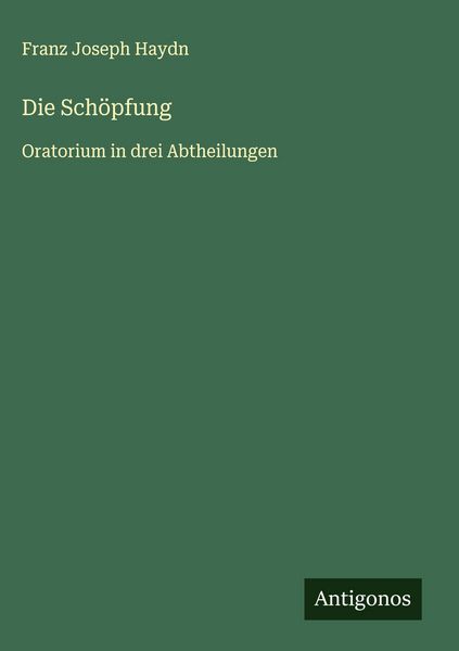 Produktbild: Die Sch&ouml;pfung