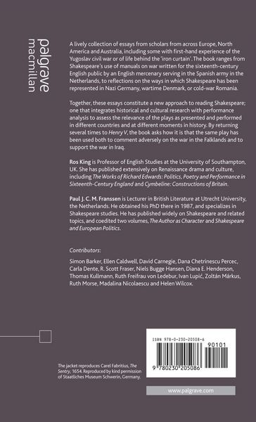 Produktbild: Shakespeare and War