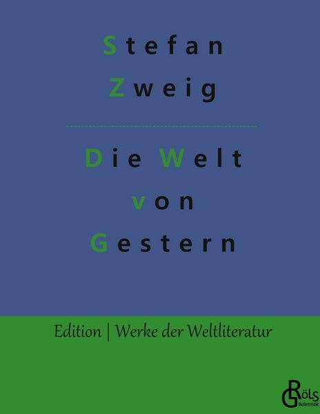 Produktbild: Die Welt von Gestern