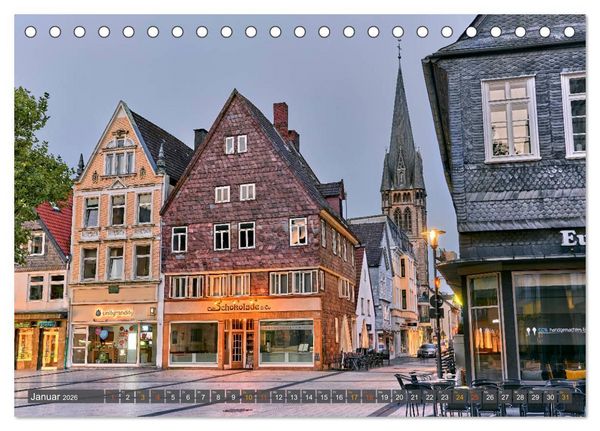 Produktbild: Detmold - Ein- und Ausblicke von Andreas Voigt (Tischkalender 2026 DIN A5 quer), CALVENDO Monatskalender