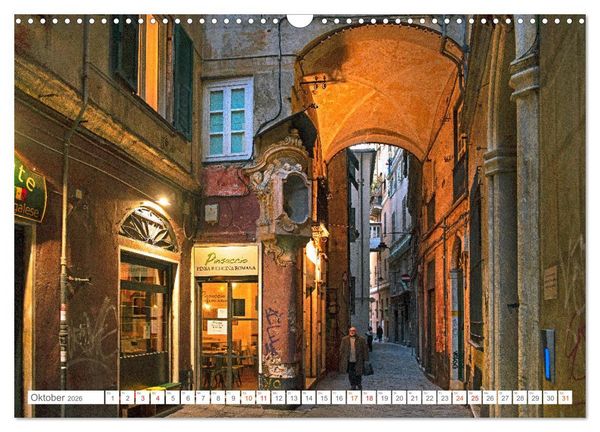 Produktbild: Genua - Die facettenreiche Sch&ouml;nheit (Wandkalender 2026 DIN A3 quer), CALVENDO Monatskalender