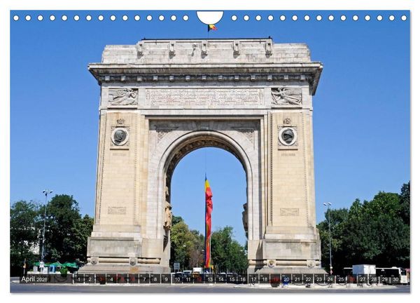 Produktbild: Bukarest - Paris des Ostens (Wandkalender 2026 DIN A4 quer), CALVENDO Monatskalender