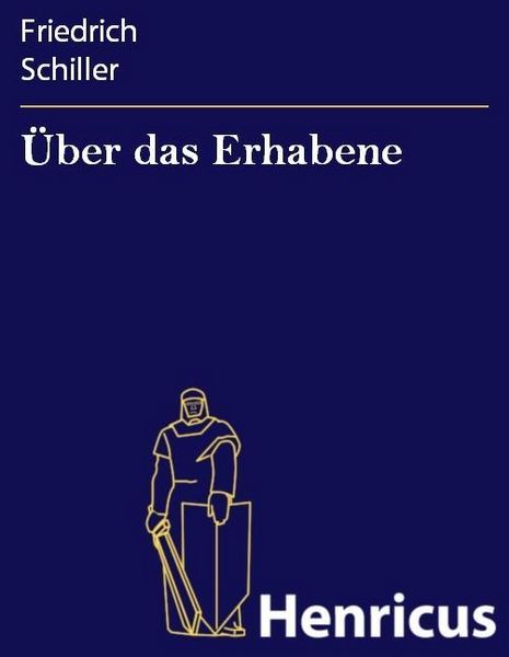 Produktbild: &Uuml;ber das Erhabene