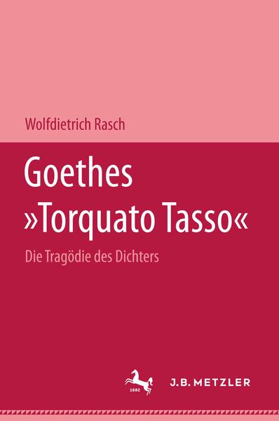 Produktbild: Goethes "Torquato Tasso"