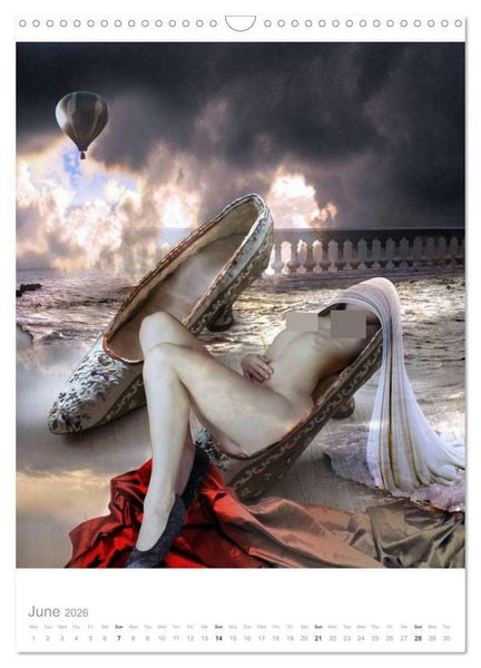 Produktbild: An Erotic Expedition to the World of Female Reveries (Wall Calendar 2026 DIN A3 portrait), CALVENDO 12 Month Wall Calendar