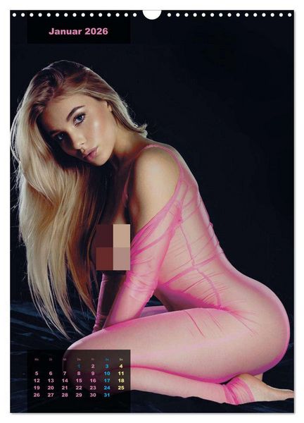 Produktbild: Blonde Girls typisch pink (Wandkalender 2026 DIN A3 hoch), CALVENDO Monatskalender