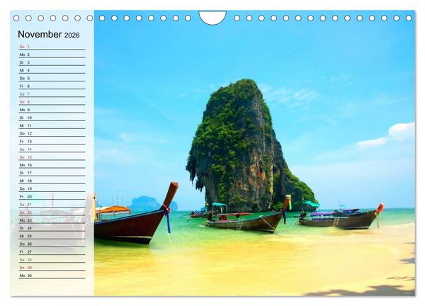 Produktbild: Mein Thailand - Geburtstagskalender (Wandkalender 2026 DIN A4 quer), CALVENDO Monatskalender