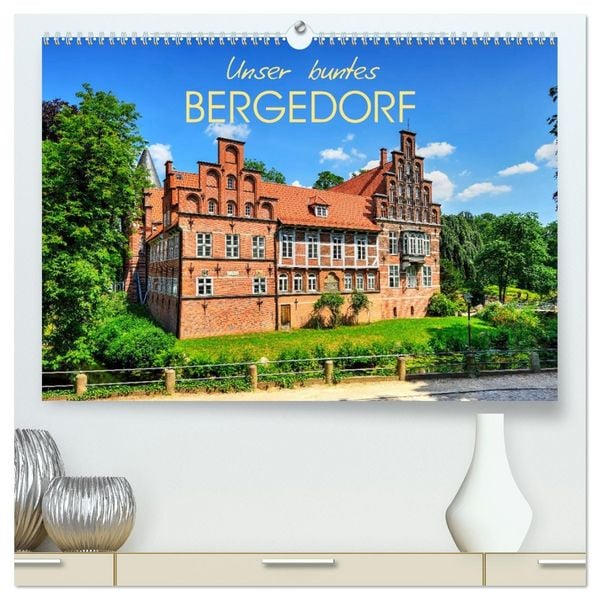 Produktbild: Unser buntes Bergedorf (hochwertiger Premium Wandkalender 2026 DIN A2 quer), Kunstdruck in Hochglanz