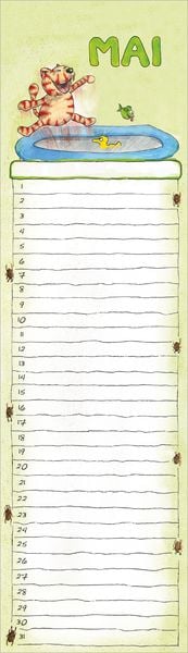 Produktbild: Geburtstagskalender Mini Cartoon - immerw&auml;hrend - (9,5 x 33)