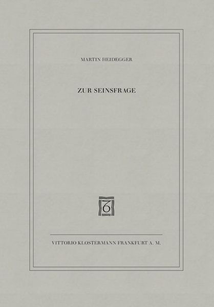Produktbild: Zur Seinsfrage