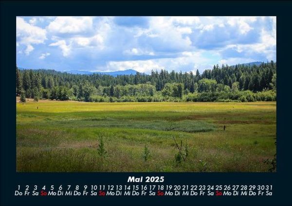 Produktbild: Landschaftskalender 2025 Fotokalender DIN A5