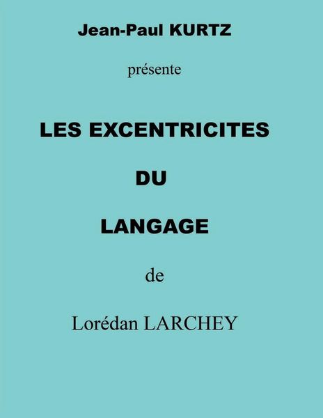 Produktbild: Les excentricit&eacute;s du langage