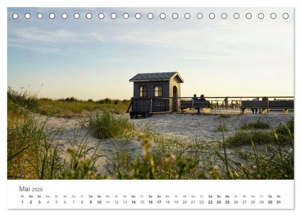 Produktbild: Nordfriesland - wundersch&ouml;ne Westk&uuml;ste (Tischkalender 2026 DIN A5 quer), CALVENDO Monatskalender