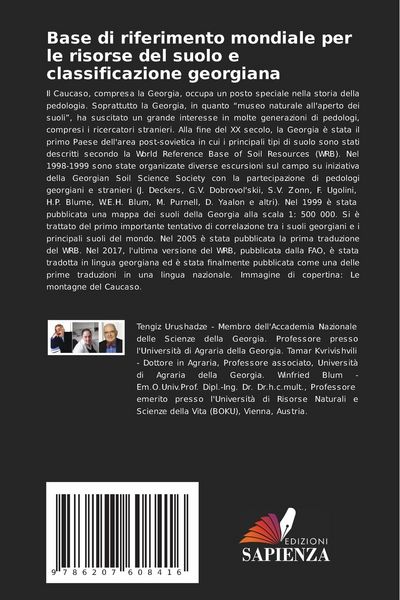 Produktbild: Base di riferimento mondiale per le risorse del suolo e classificazione georgiana