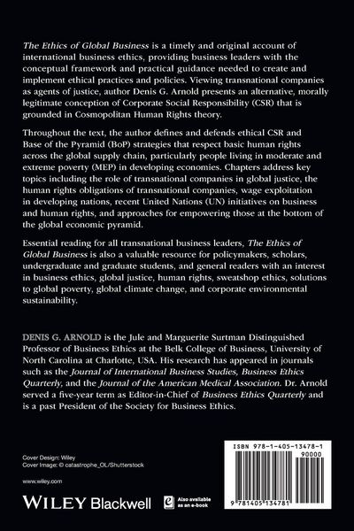 Produktbild: The Ethics of Global Business