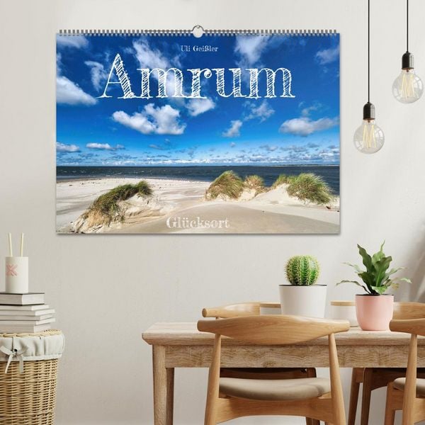 Produktbild: Amrum Gl&uuml;cksort (Wandkalender 2026 DIN A2 quer), CALVENDO Monatskalender