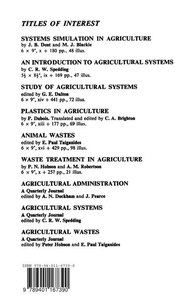 Produktbild: Information Systems for Agriculture