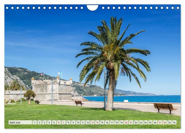 Produktbild: C&Ocirc;TE D&rsquo;AZUR Bezaubernde Orte (Wandkalender 2026 DIN A4 quer), CALVENDO Monatskalender