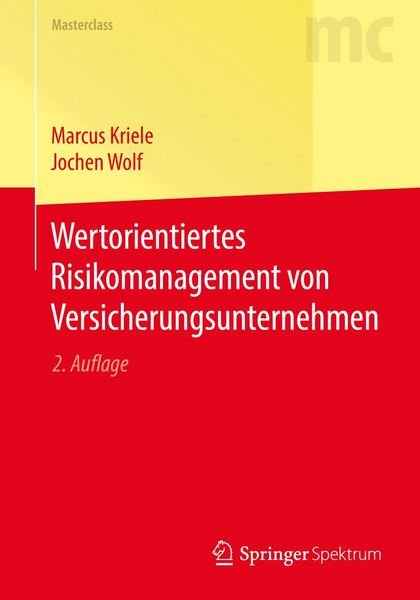 Produktbild: Wertorientiertes Risikomanagement von Versicherungsunternehmen