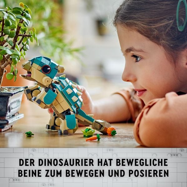 LEGO Jurassic World Baby Bumpy: Ankylosaurus Spielzeug-Dinosaurier 76962