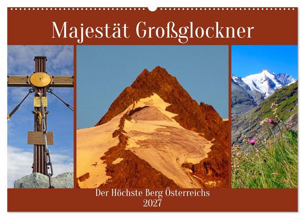 Produktbild: Majest&auml;t Gro&szlig;glockner (Wandkalender 2027 DIN A2 quer), CALVENDO Monatskalender