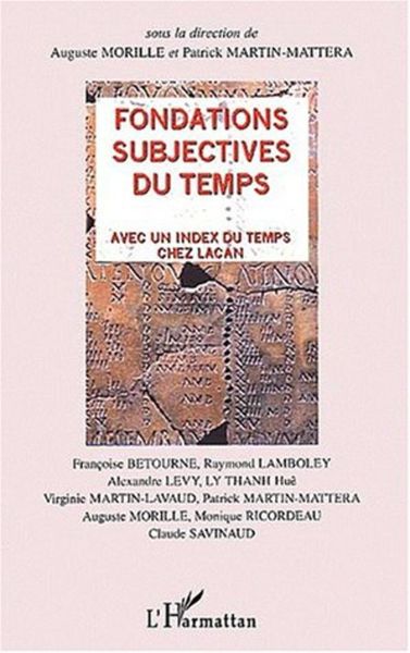 Produktbild: Fondations Subjectives Du Temps
