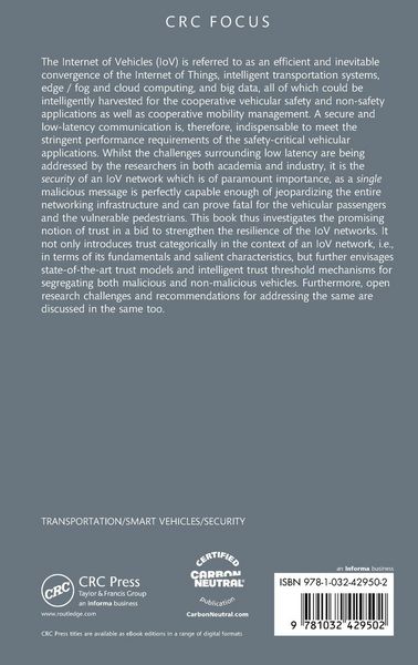 Produktbild: Trust Management in the Internet of Vehicles