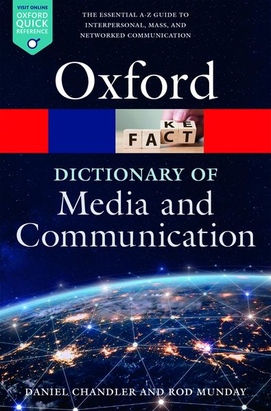 Produktbild: A Dictionary of Media and Communication