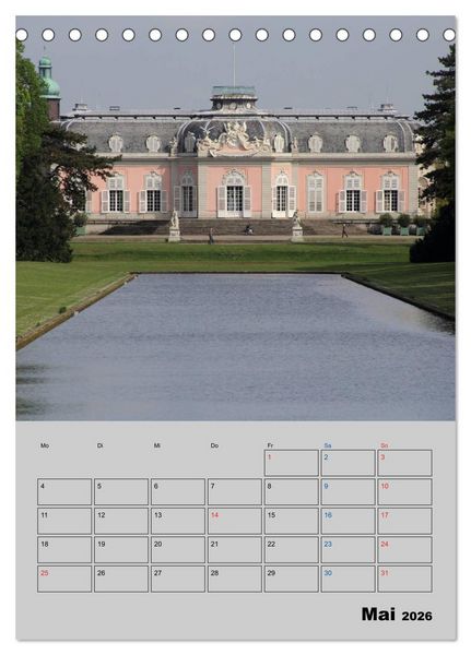 Produktbild: D&uuml;sseldorfer Burgen und Schl&ouml;sser (Tischkalender 2026 DIN A5 hoch), CALVENDO Monatskalender