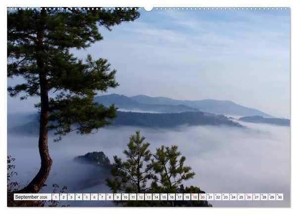 Produktbild: G&ouml;ttererwachen. Die Natur im mystischen Nebel (Wandkalender 2026 DIN A2 quer), CALVENDO Monatskalender