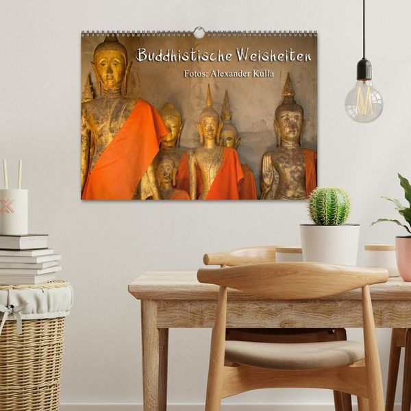 Produktbild: Buddhistische Weisheiten (Wandkalender 2026 DIN A3 quer), CALVENDO Monatskalender