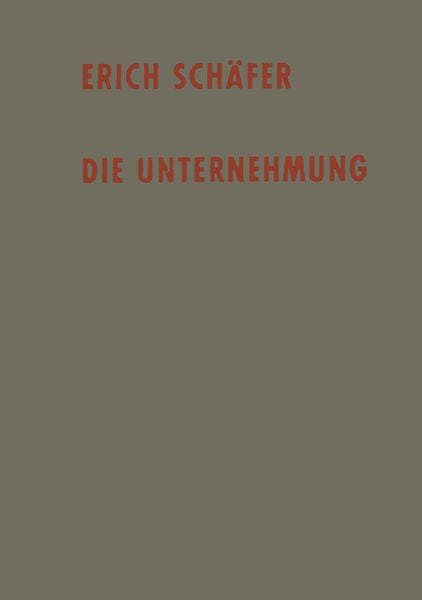 Produktbild: Die Unternehmung