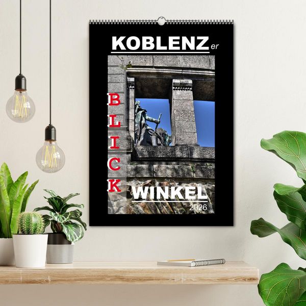 Produktbild: Koblenzer Blick Winkel (Wandkalender 2026 DIN A2 hoch), CALVENDO Monatskalender