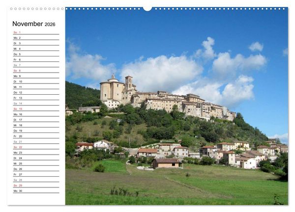 Produktbild: Camino di Assisi - Franziskusweg (Wandkalender 2026 DIN A2 quer), CALVENDO Monatskalender