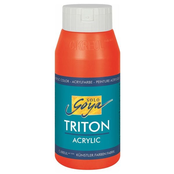 KREUL Acrylfarbe SOLO Goya TRITON echtrot 750ml Flasche