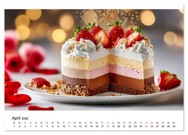Produktbild: EIS dich gl&uuml;cklich (Wandkalender 2026 DIN A2 quer), CALVENDO Monatskalender