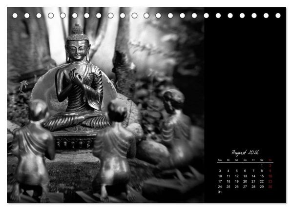 Produktbild: Worte des Buddha 2026 (Tischkalender 2026 DIN A5 quer), CALVENDO Monatskalender