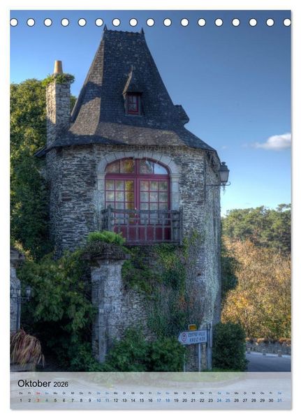 Produktbild: Bretagne. Traumhafte Gesichter einer Region (Tischkalender 2026 DIN A5 hoch), CALVENDO Monatskalender